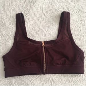 Lululemon zip bra